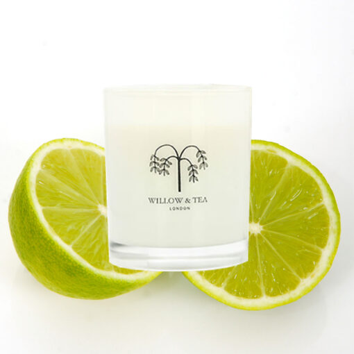 Lime Basil & Mandarin Home Candle Willow & Tea Making your home luxurious